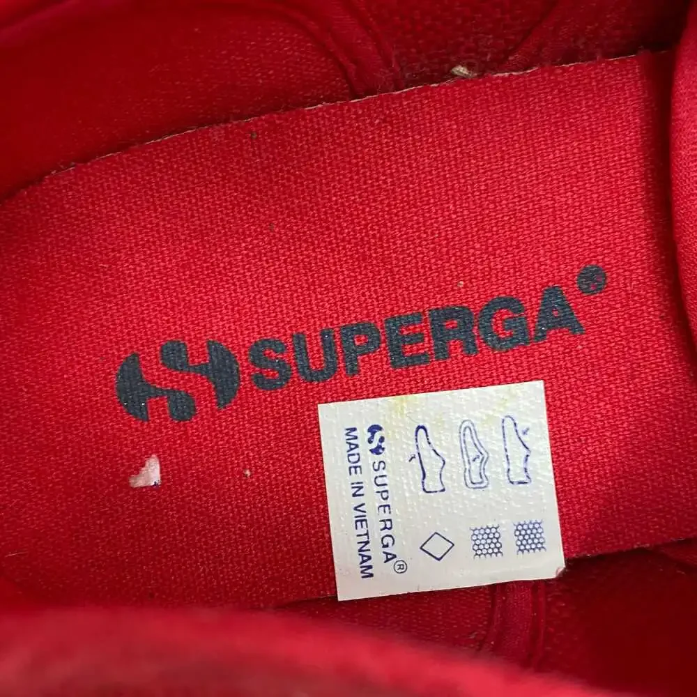 Superga Red Canvas Sneakers | Women’s EU39 / US8, Classic